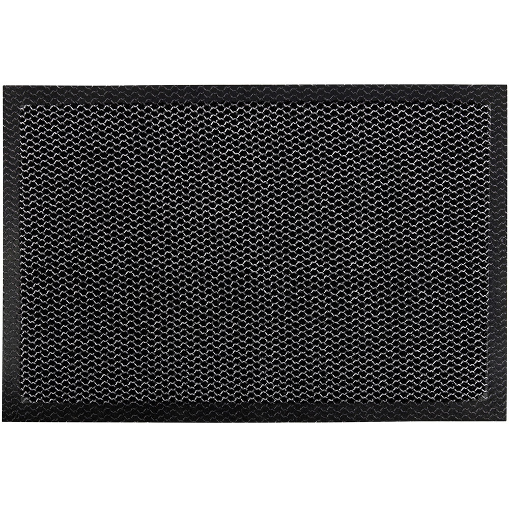 Floortex Doortex Meshmat Metallic Grey Entrance Mat 50 x 80cm | Wilko