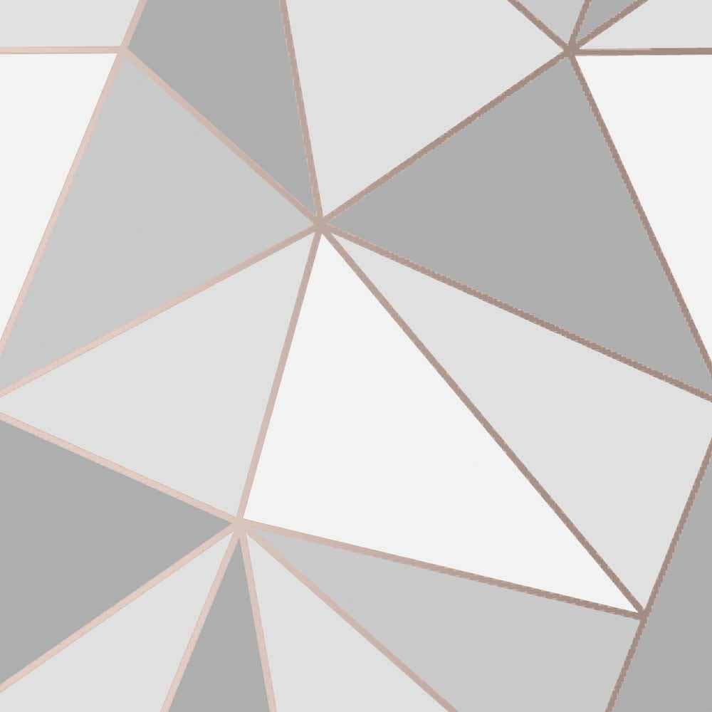 Fresco Apex Geometric Neutral Wallpaper Wilko