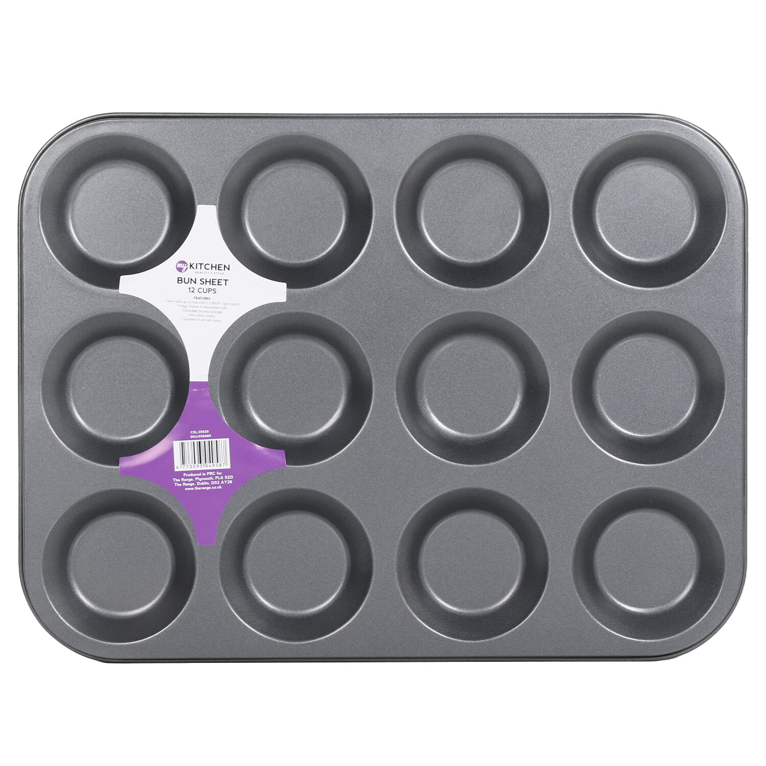 12Cup Bun Sheet Wilko