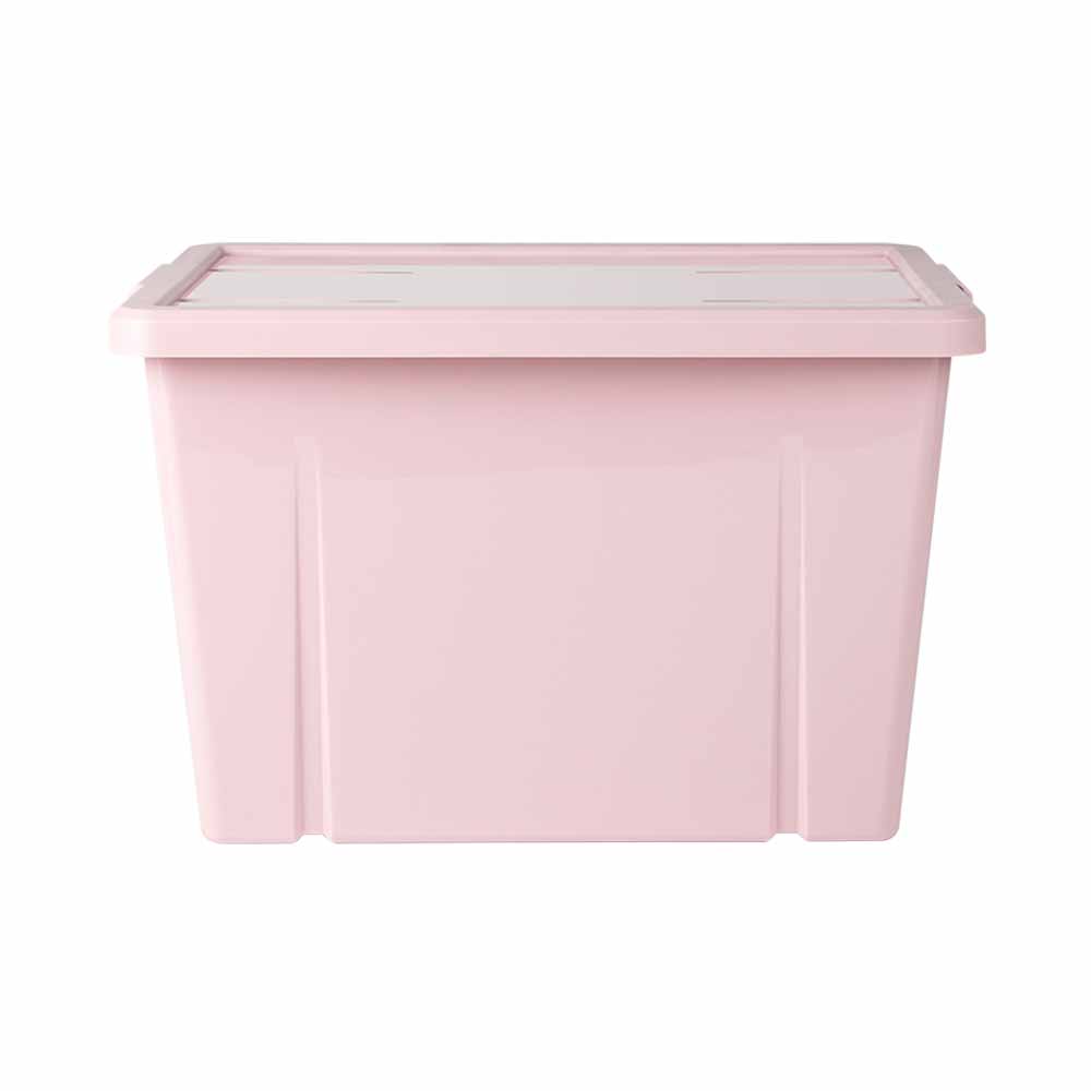 Wilko 32L Blush Pink Storage Box Wilko