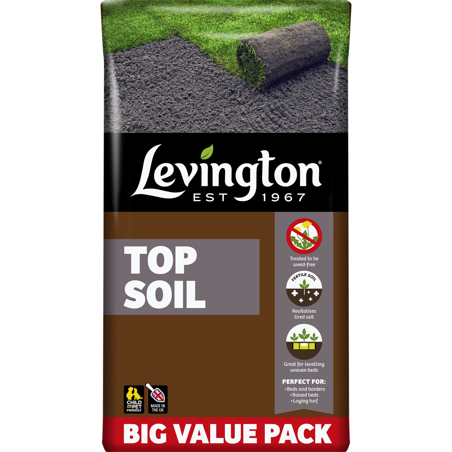 Levington Peat Free Top Soil Wilko