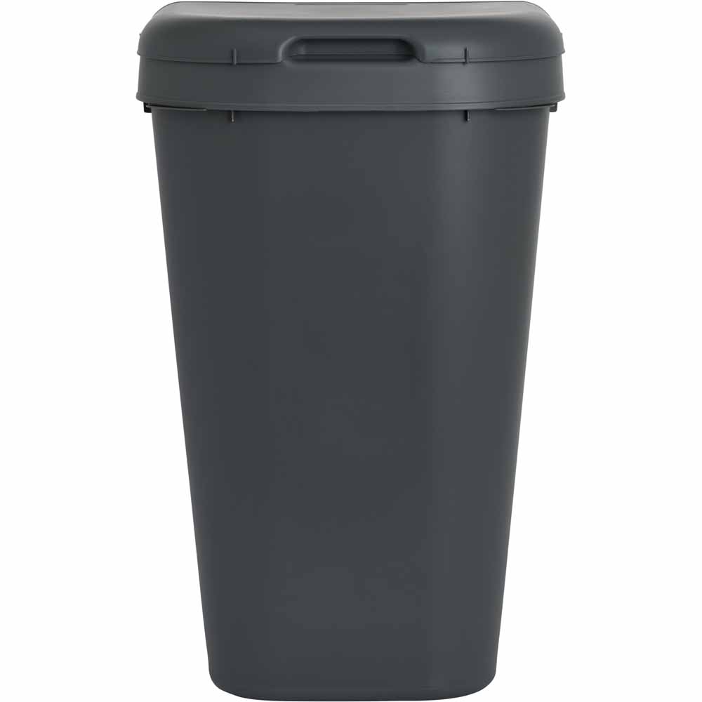 Wilko Dark Grey Bin 50L Wilko