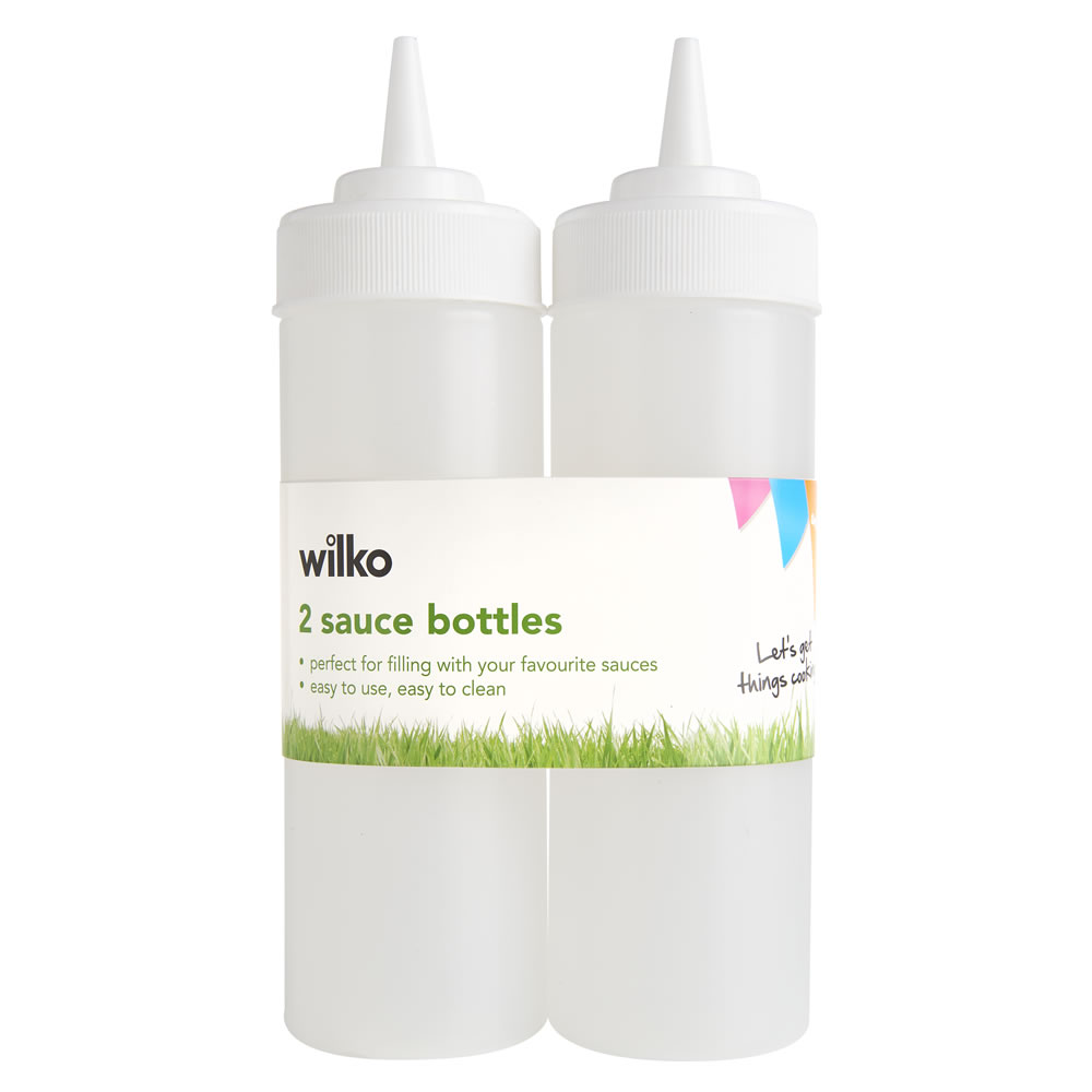 Wilko BBQ Sauce Bottles 12oz 2pk Wilko