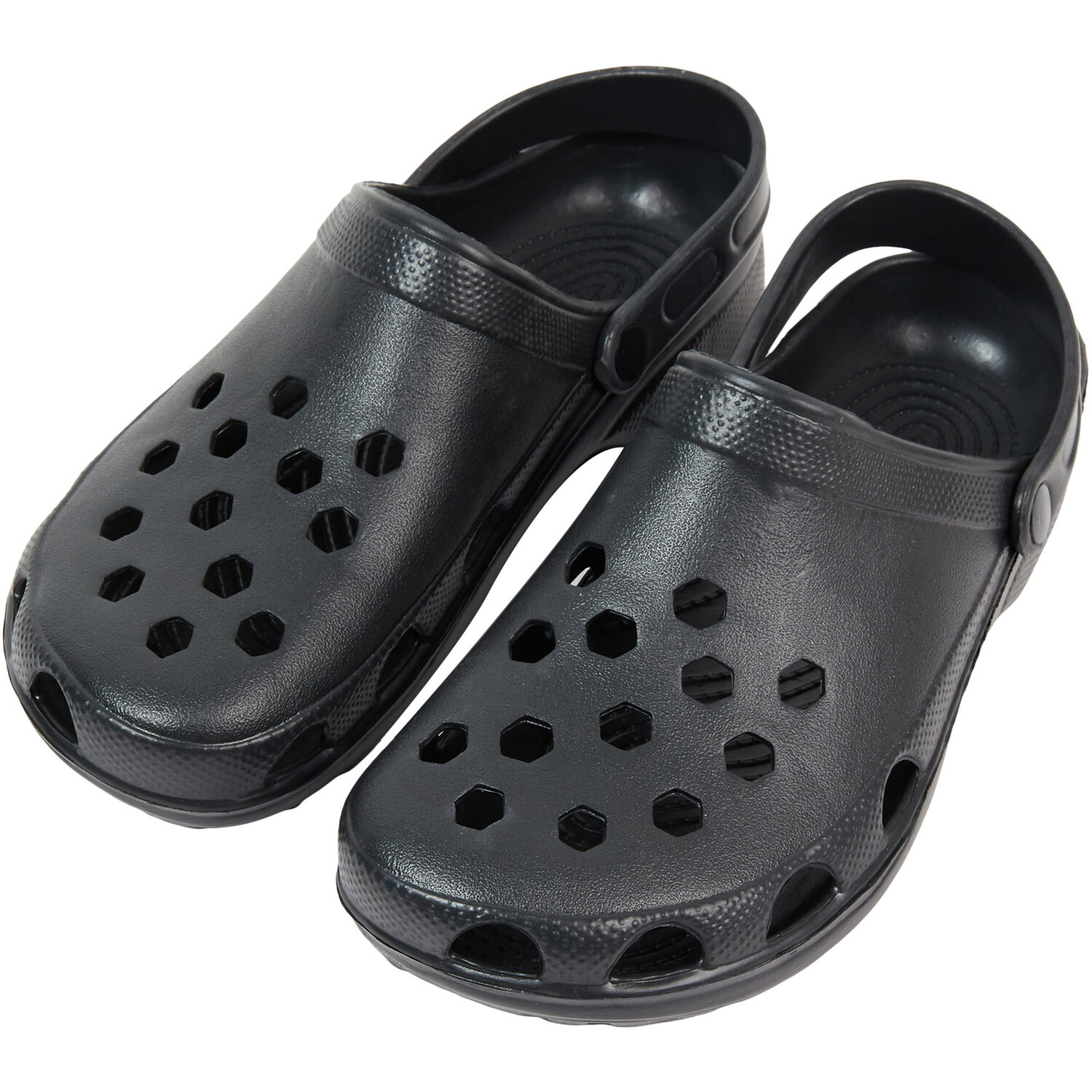mens black clogs