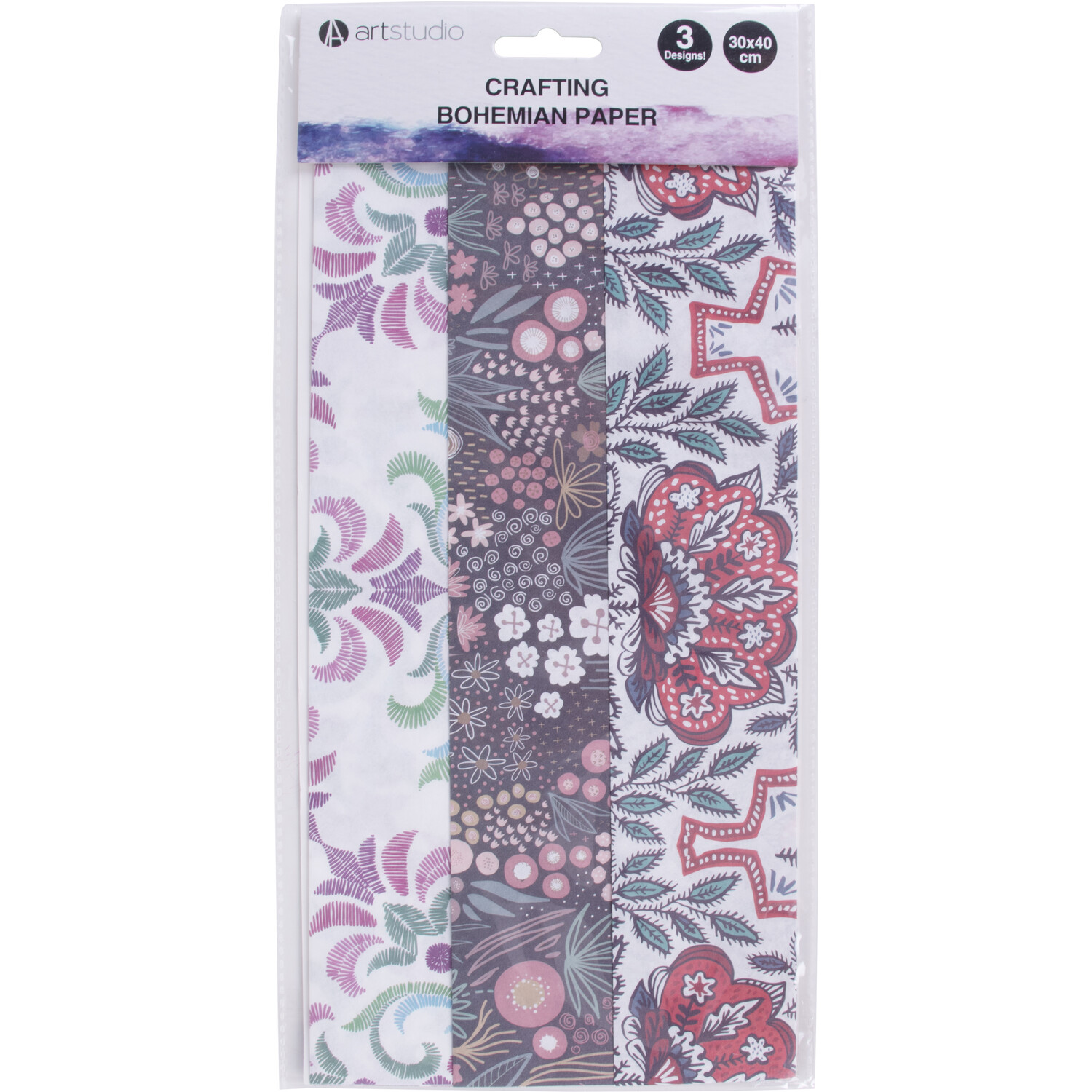 Art Studio Crafting Bohemian Paper Wilko