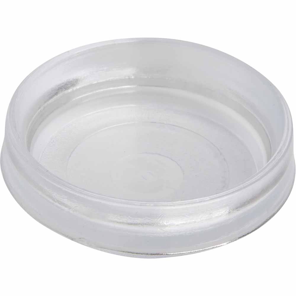 Wilko Castor Cups Large Clear 4 Pack Wilko