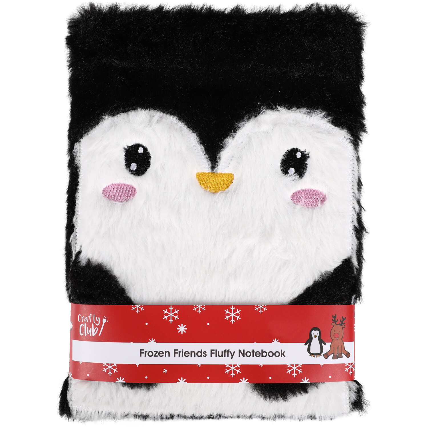Frozen Friends Fluffy Notebook - White | Wilko