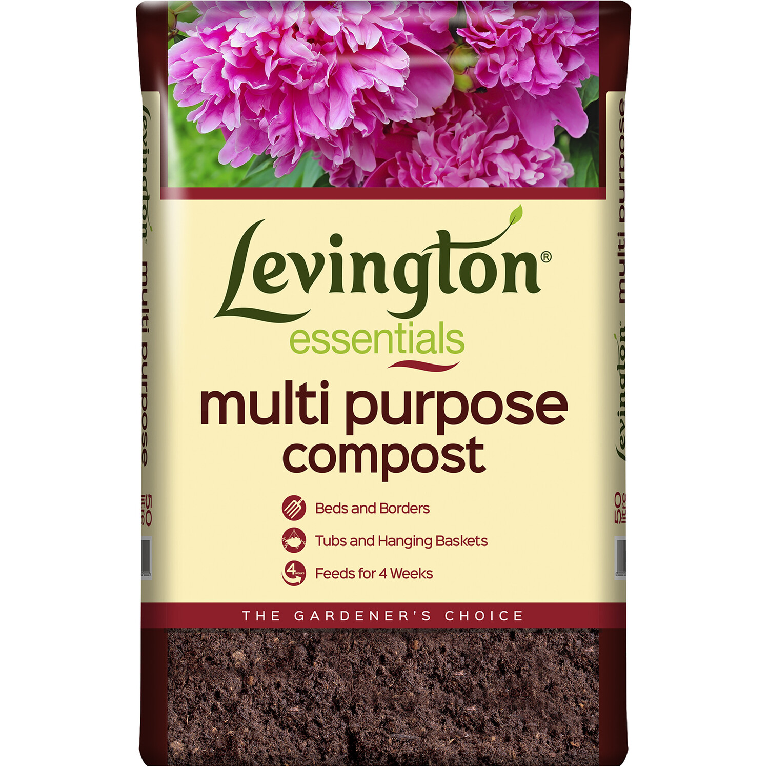 Levington Essentials 50L Multipurpose Compost Premium Quality Garden