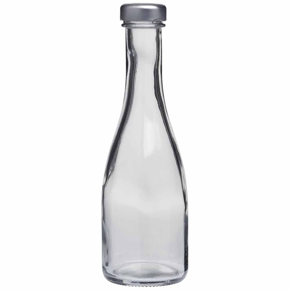 Wilko 250ml Glass Bottle Wilko