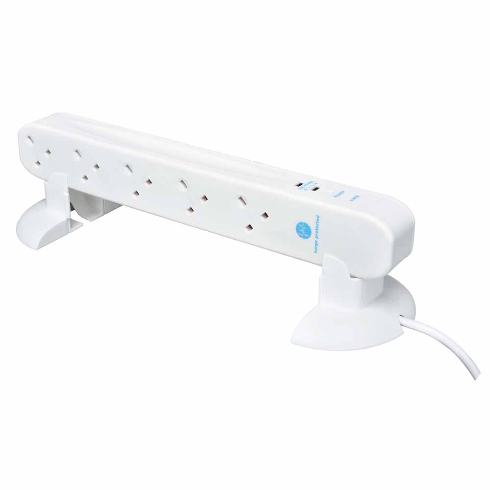 Wilko 10 Socket Extension Tower with USB Wilko