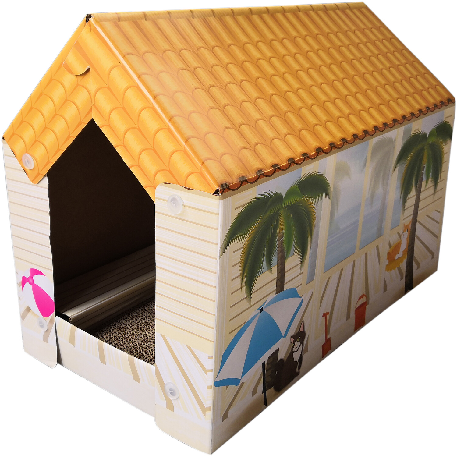 Summer House Cat Scratcher Wilko