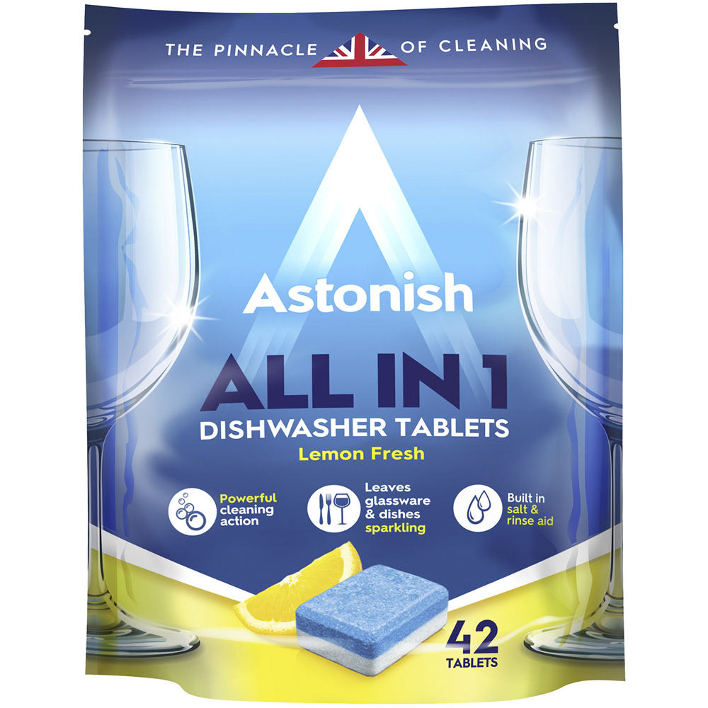 Astonish All in 1 Dishwasher Tablets 42 Pack Wilko