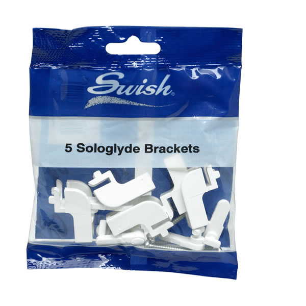 Swish Sologlyde Brackets 5 pack Wilko