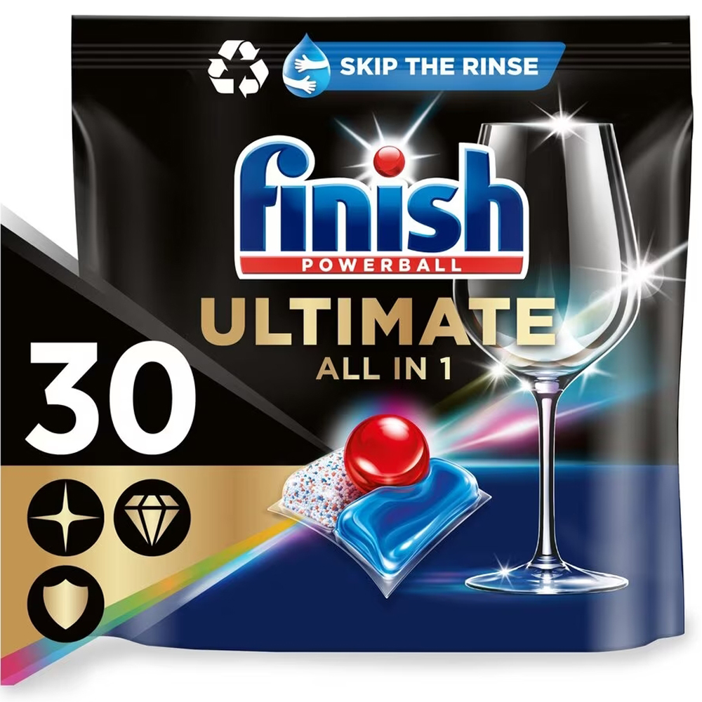 Pack of 30 Finish Ultimate Dishwasher Tabs Original Wilko