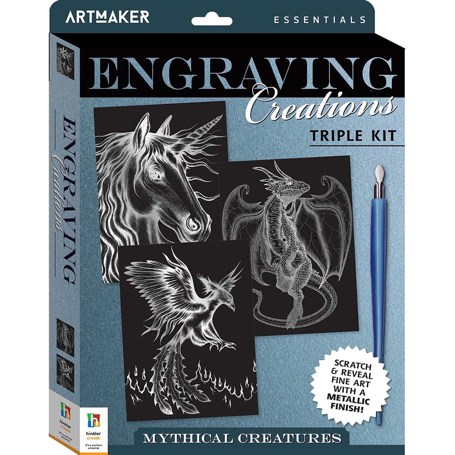 Engraving Creations Triple Kit Mythical Creatures Wilko