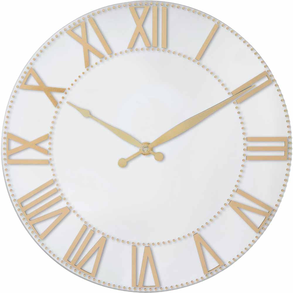 Wilko Mirrored Wall Clock Wilko