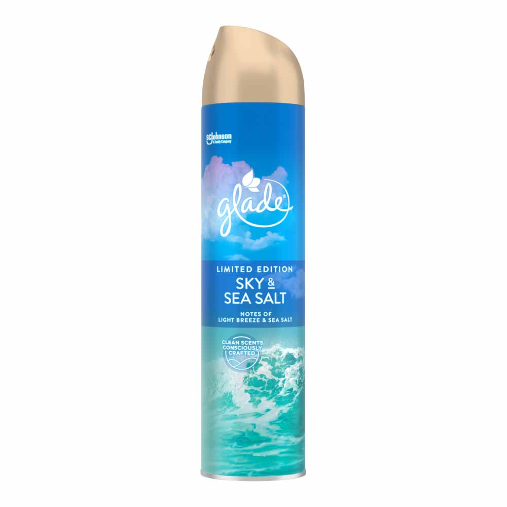 Glade Aerosol Sky and Sea Salt Air Freshener 300ml Wilko