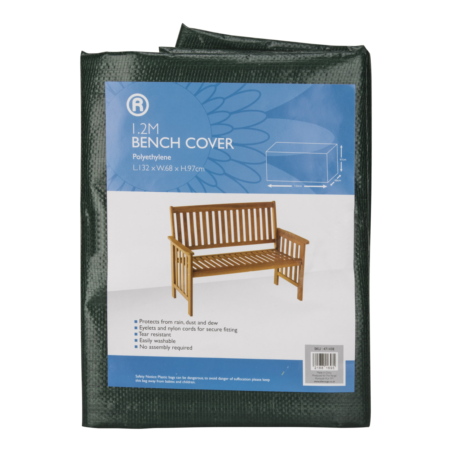 Green Bench Cover Wilko