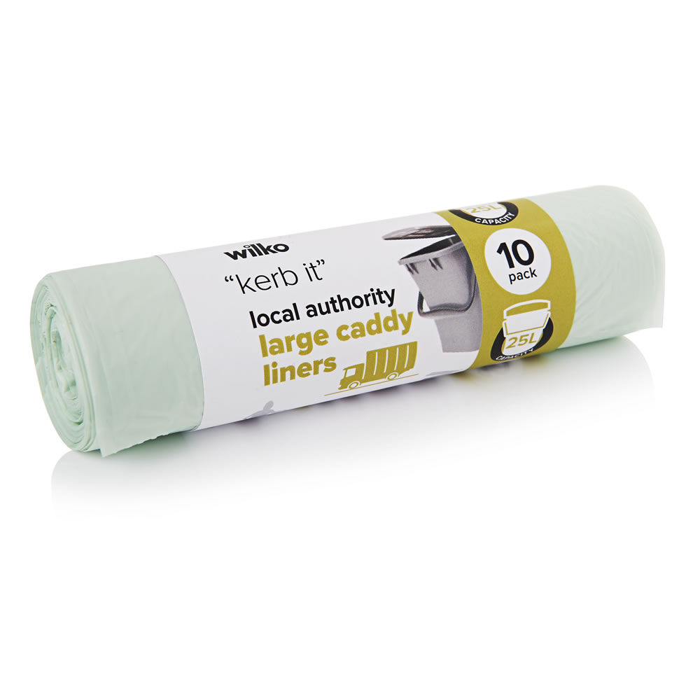 Wilko Large Kerbside Caddy Liners 10 pack Wilko