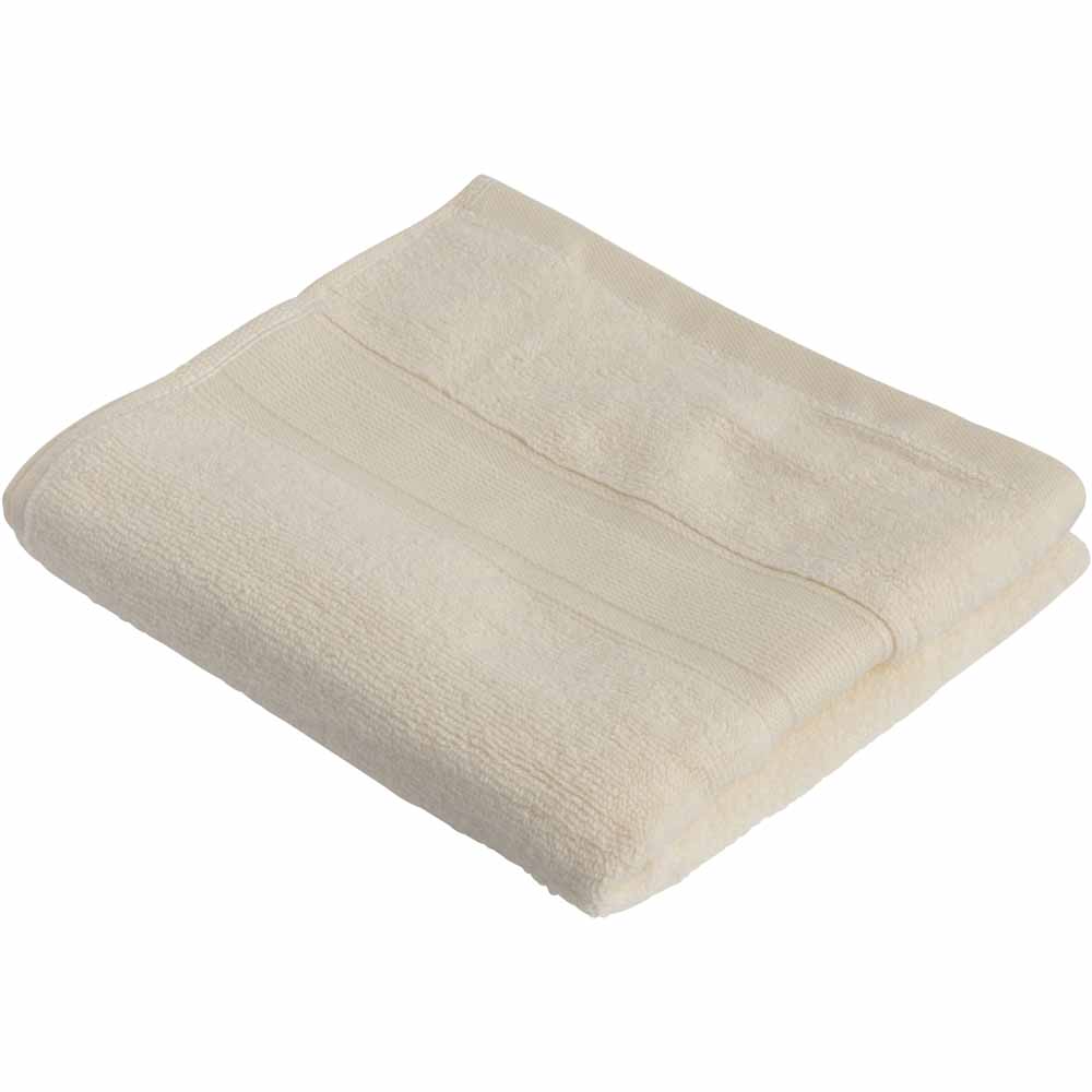 Wilko Supersoft Cream Hand Towel Wilko