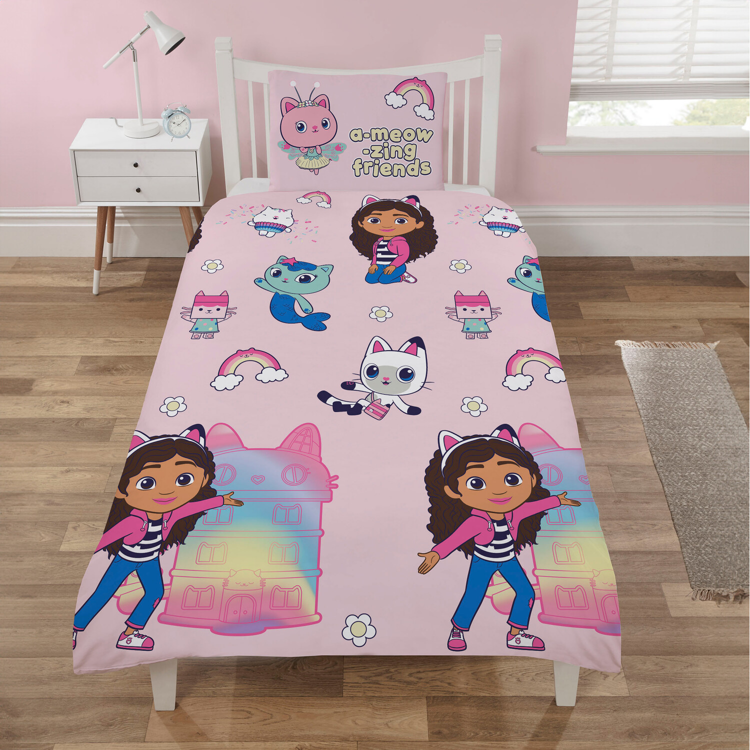 Gabbys Dollhouse Rainbow House Duvet Set | Wilko