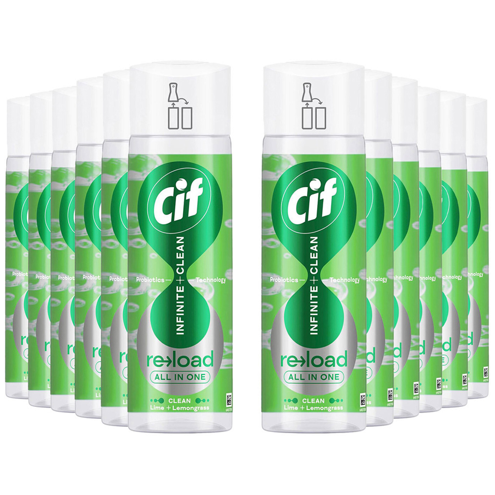 Cif Infinite Clean All in One Lime and Lemongrass Cleaner Reload 280ml ...