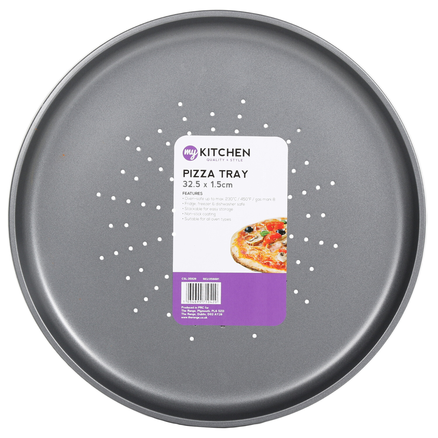 My Home 32.5cm Pizza Tray Wilko