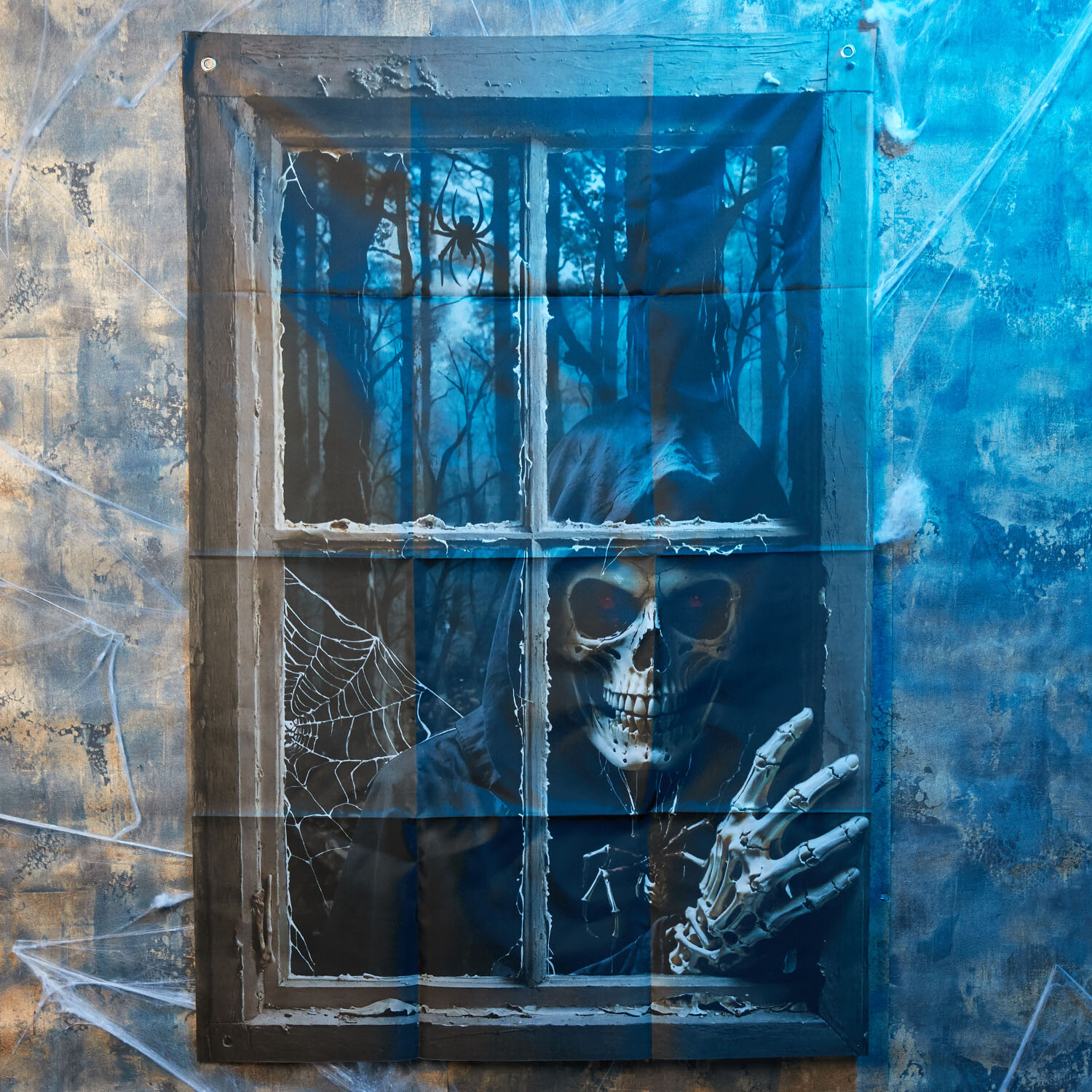 Peeping Reaper Fake Window Multicolour | Wilko