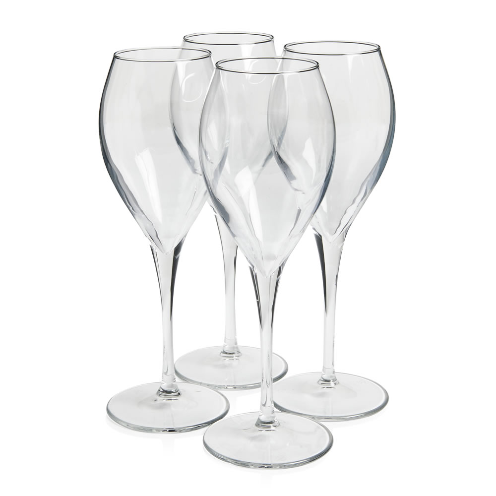 Wilko 34cl Wine Glass 4 pack Wilko
