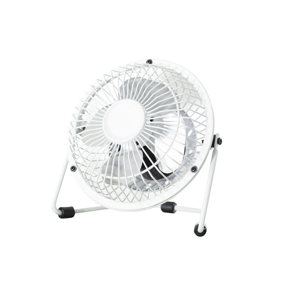 Fine Elements Mini Fan White Wilko