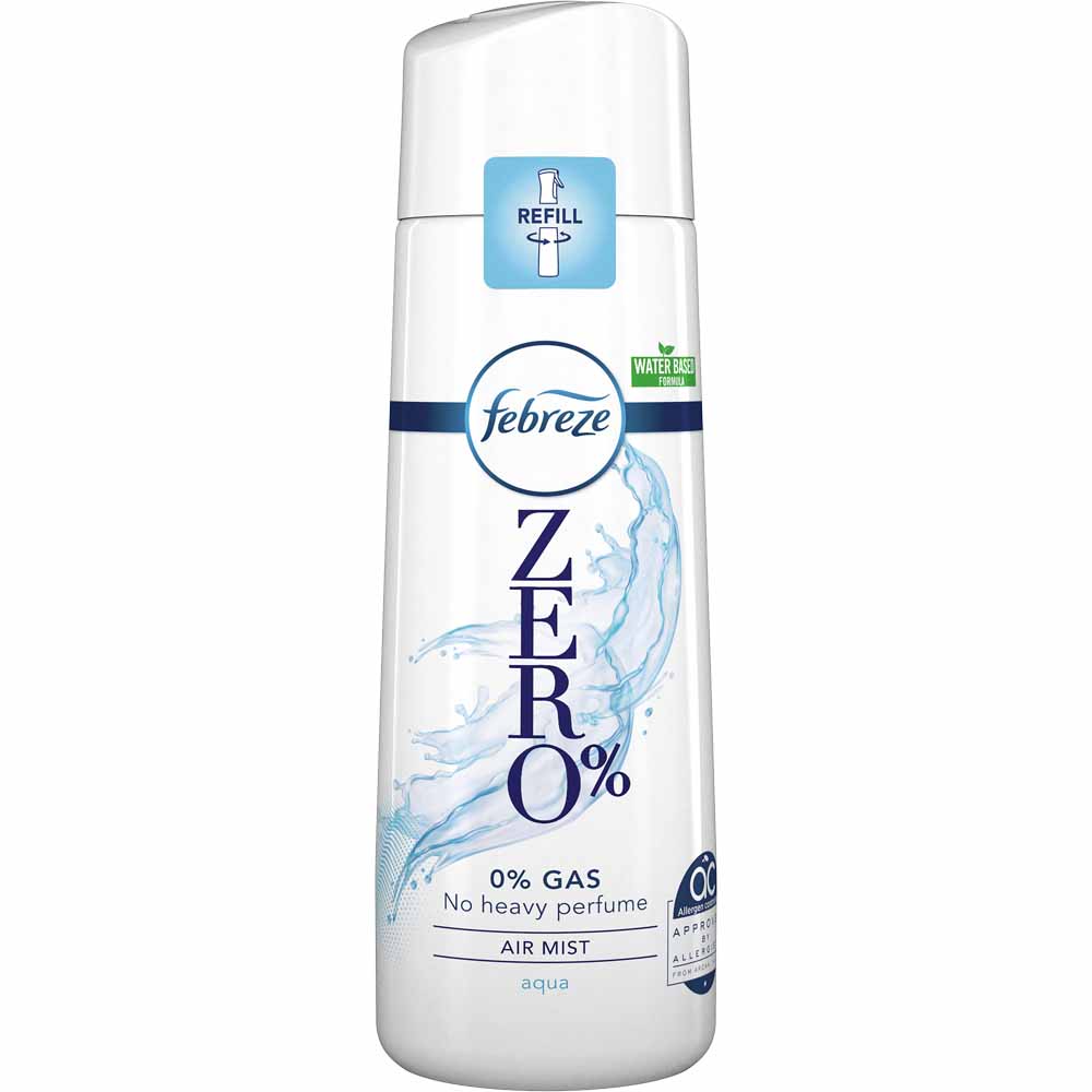 Febreze Zero Air Freshener Mist Refill Aqua 300ml Wilko