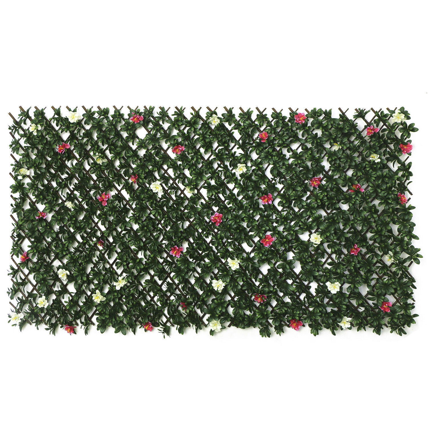 Expanding Screening with Flowers - Pink & White Flowers | Wilko