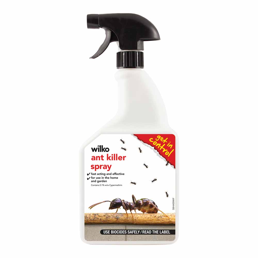 Wilko Ready to Use Ant and Insect Killler Spray 1L Wilko