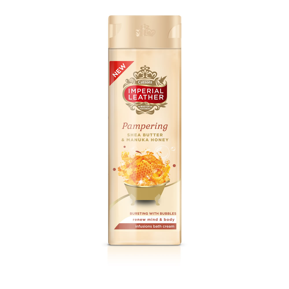Imperial Leather Bath Cream Shea Butter and Honey 500ml Wilko