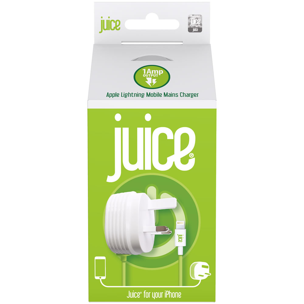Juice Lightning Mains Charger Wilko