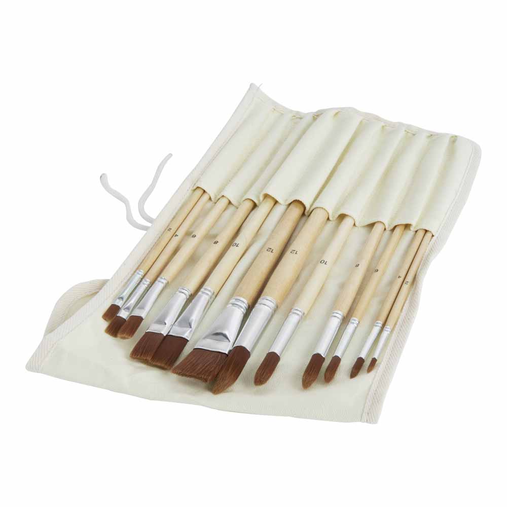 Wilko Paint Brushes 12 Pack Wilko