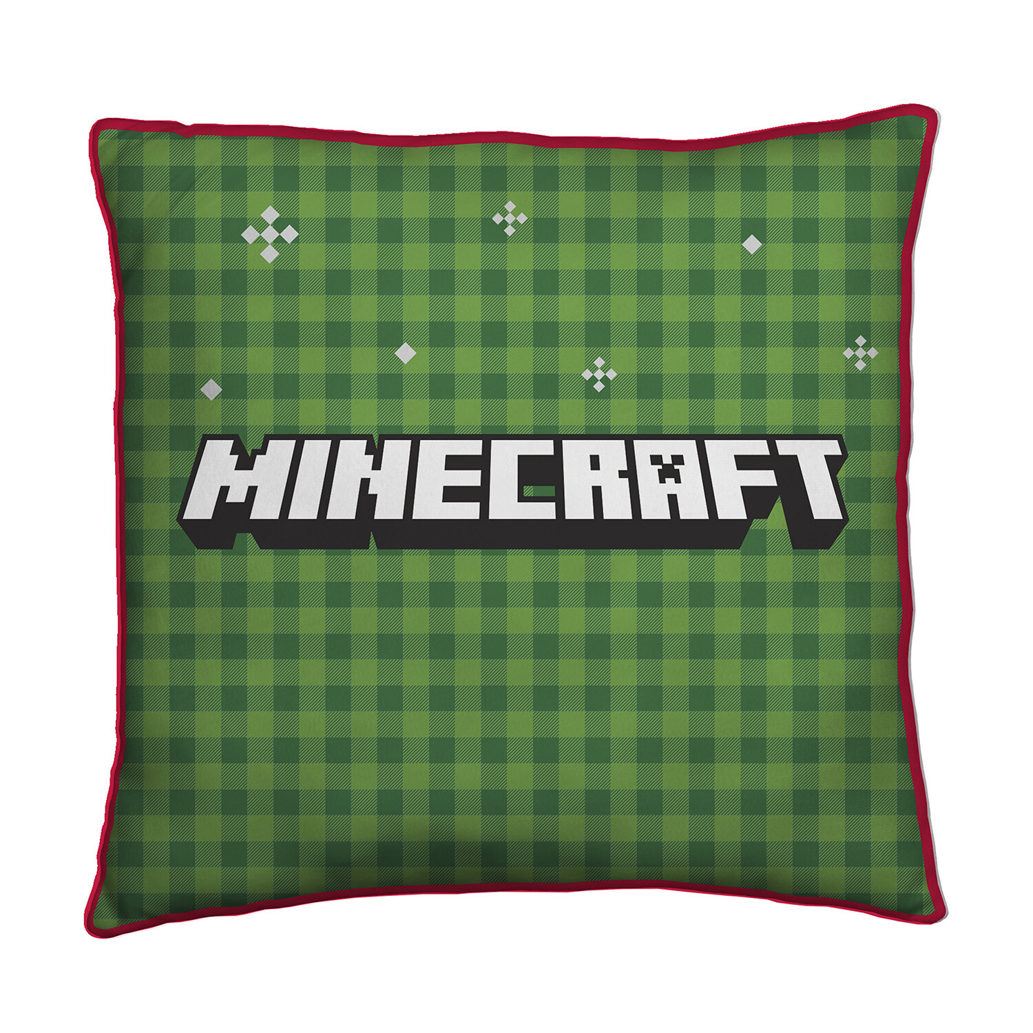 Minecraft Snowy Square Cushion - Multicolour | Wilko
