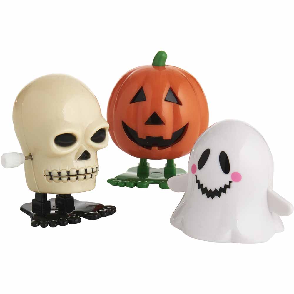 Single Wilko Wind Up Ghost or Pumpkin or Skull in Assorted styles Wilko