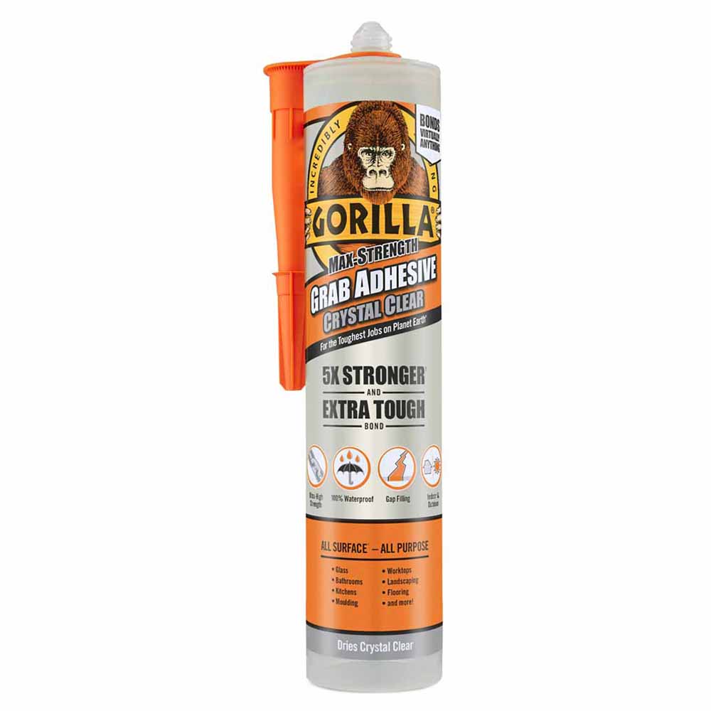 Gorilla Grab Adhesive Clear 270ml Wilko