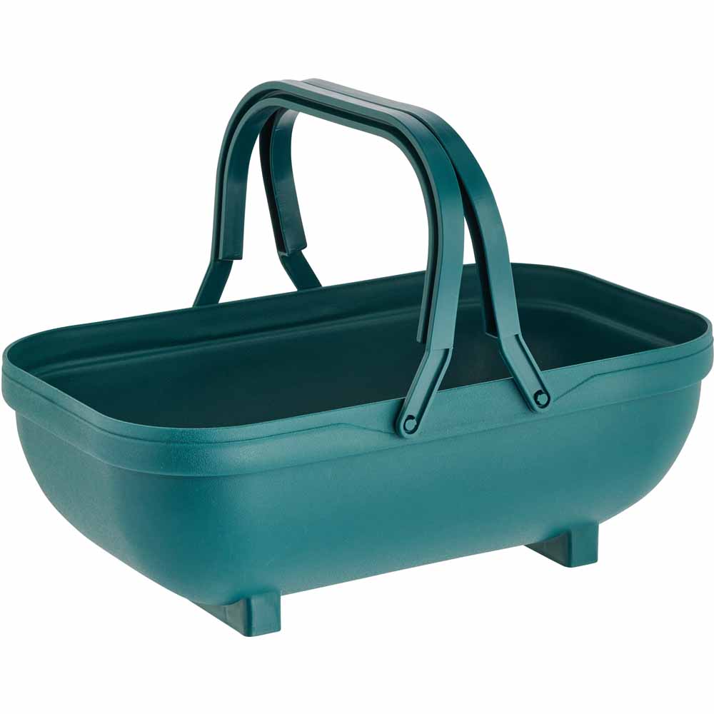 Wilko Green Plastic Garden Trug Wilko