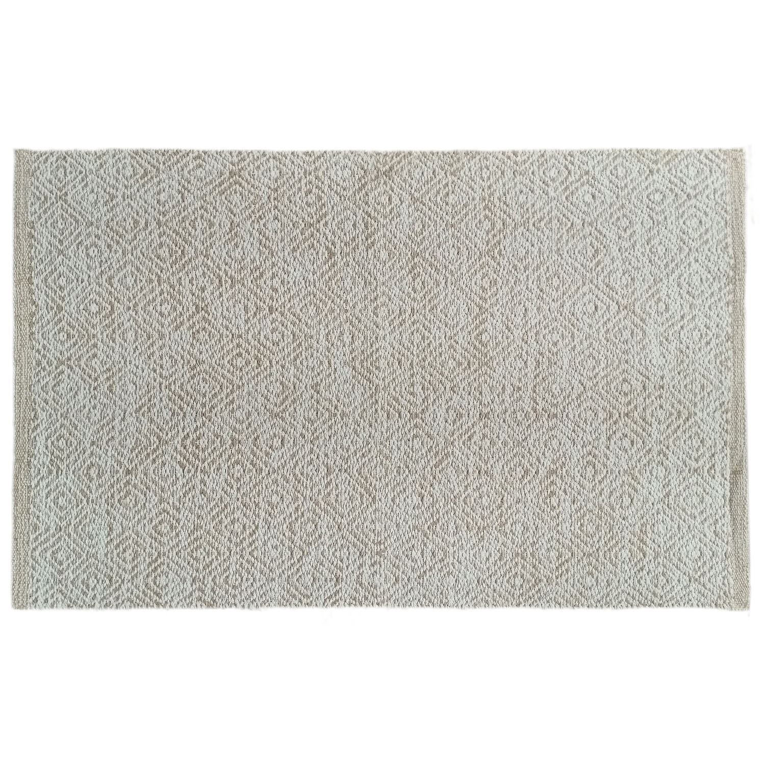 Aztec Diamond Rug - Beige | Wilko