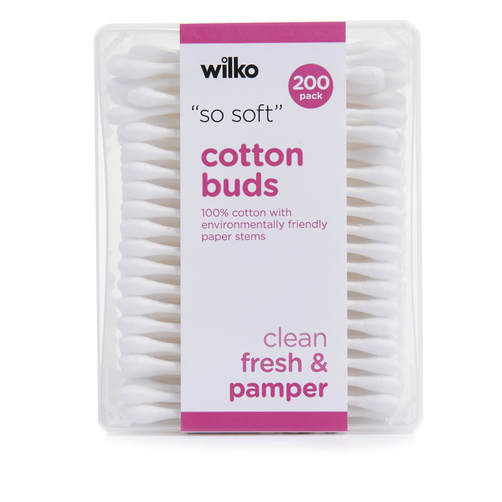 Wilko Cotton Buds 200 pack Wilko