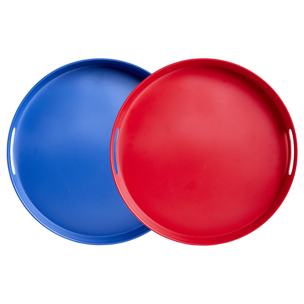 Wilko Round Bamboo Tray Wilko