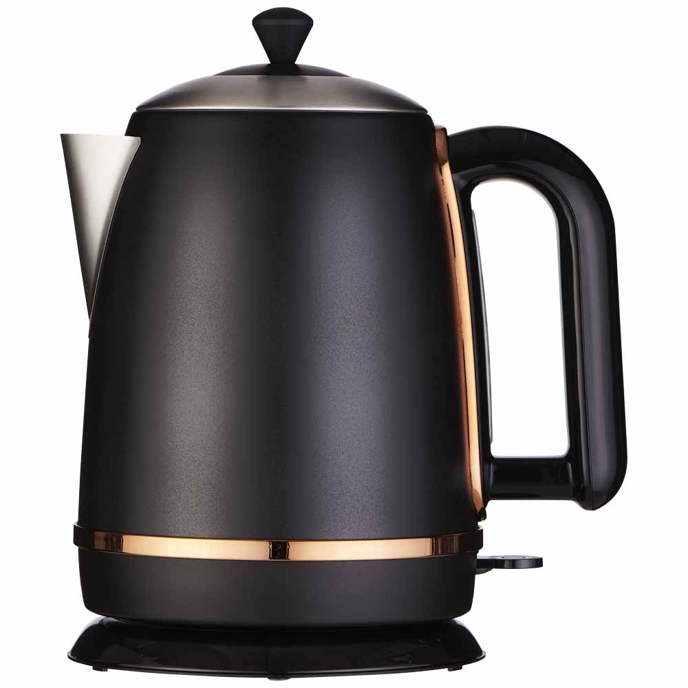 Wilko Black & Copper Kettle 1.7L Wilko