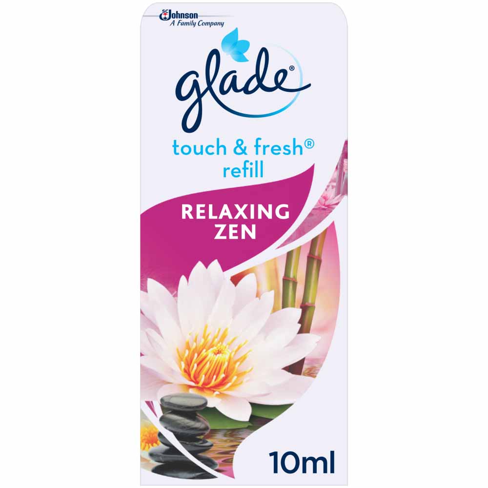 Glade Touch and Fresh Relaxing Zen Air Freshener Refill 10ml Wilko