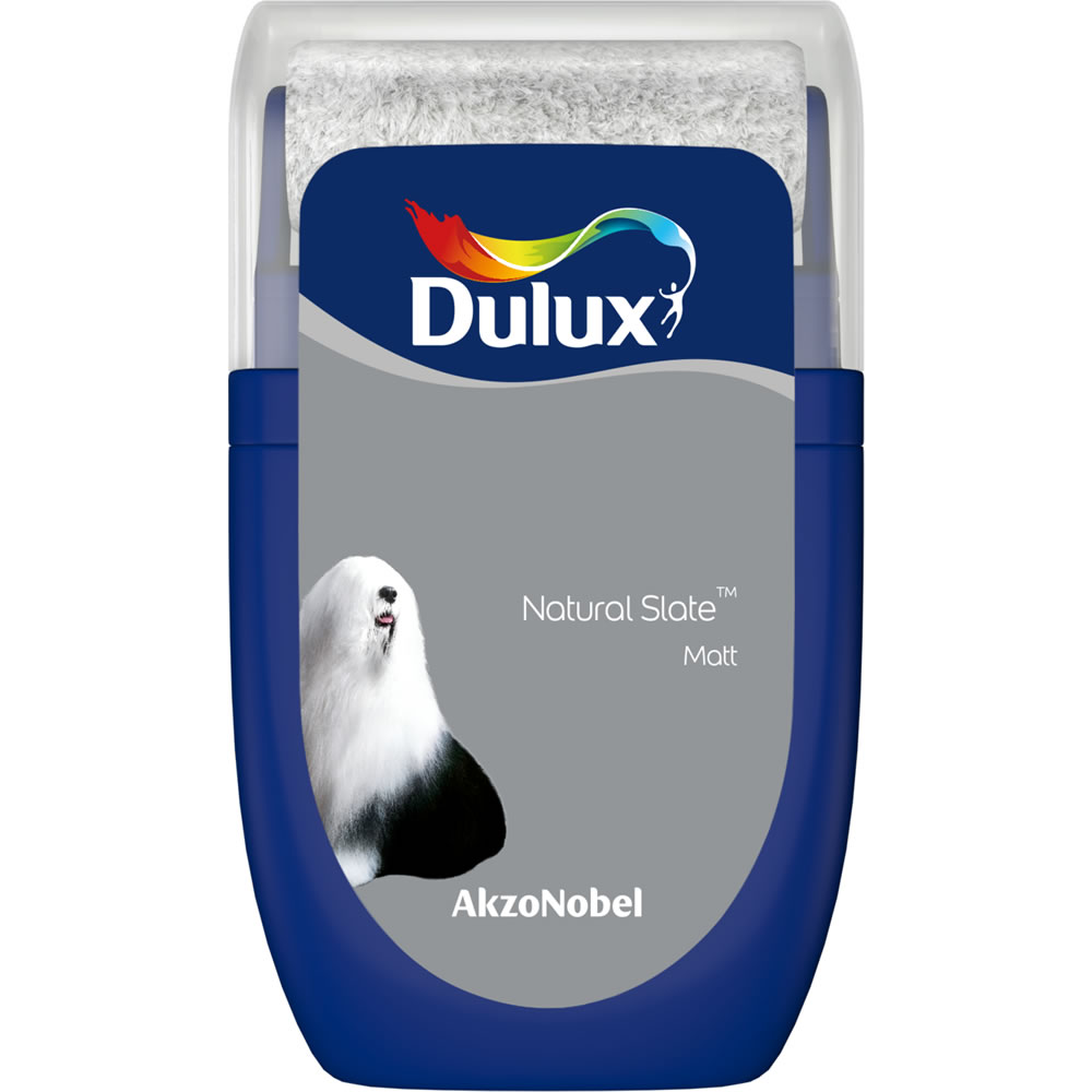 Dulux Natural Slate Matt Emulsion Paint Tester Pot 30ml Wilko