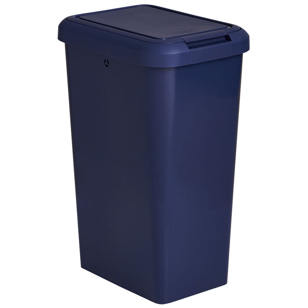 Wilko Navy 2 in 1 Recycling Bin 45L Wilko