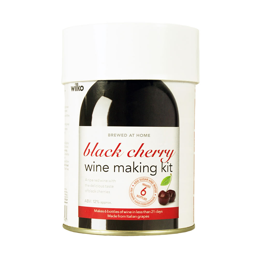 Wilko Black Cherry Wine Making Kit 900g Wilko