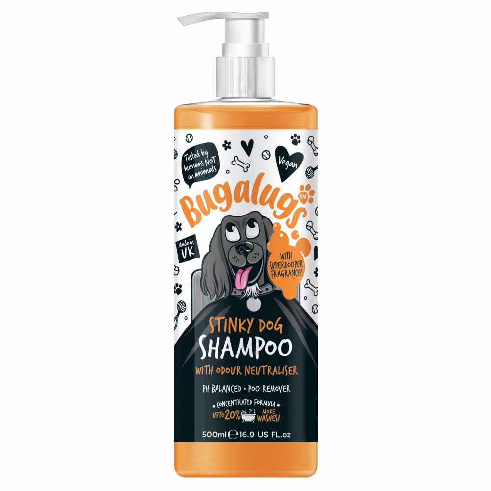 Bugalugs Stinky Dog Shampoo 500ml Wilko