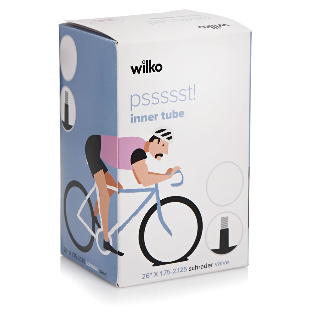 Wilko Inner Tube 26 x 1.75 2.125 inch Schrader Valve Wilko